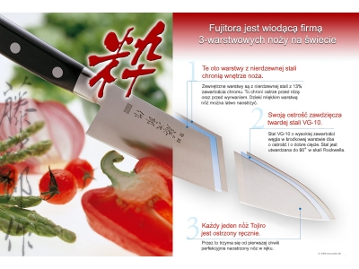 Tojiro DP 3 HQ nóż Santoku 170 mm